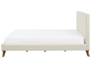 Doppelbett TALENCE Beige - Creme - Eiche Hell - Breite: 198 cm