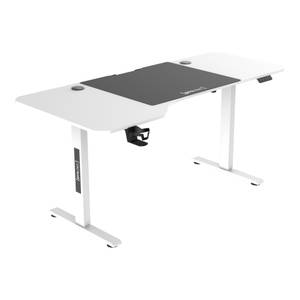 Verstellbarer Tisch Stryn Weiß - 160 x 75 cm