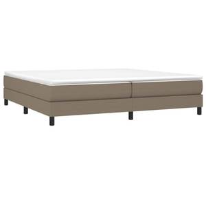 Cadre de lit 3016024-4 Noir - Taupe - Largeur : 200 cm