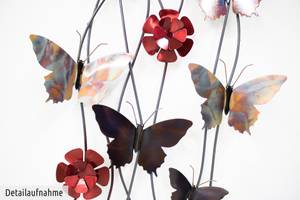 Wanddeko Metall Schmetterlingsband Metall - 48 x 137 x 5 cm
