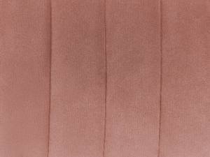 Esszimmerstuhl SANILAC 2er Set Schwarz - Pink - Textil