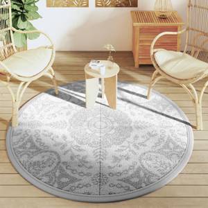 Outdoor-Teppich 3006547-43 Grau - Kunststoff - 160 x 1 x 160 cm