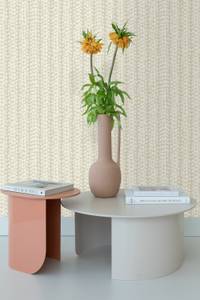 Tapete grob gestricktes Muster 7087 Beige