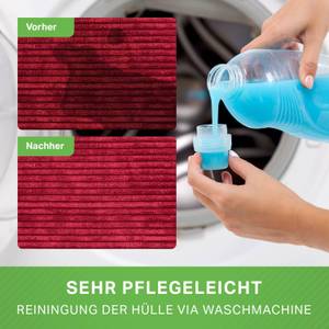 XXL Sitzsack "Square" aus Cord – 370 L Rot