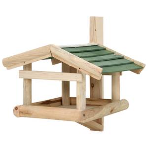 Vogelfutterhaus Braun - Massivholz - Holzart/Dekor - 30 x 21 x 35 cm