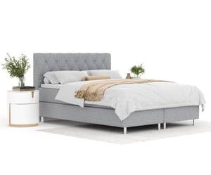 Boxspringbett Otus Grau - Breite: 200 cm