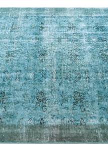 Tapis Ultra Vintage XXVIII Bleu - Textile - 140 x 1 x 241 cm