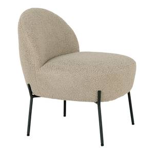 Fauteuil Merida Gris - En partie en bois massif - 57 x 71 x 66 cm