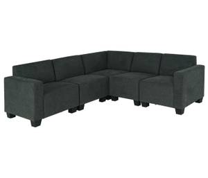 Sofa-System Couch-Garnitur Moncalieri Anthrazit