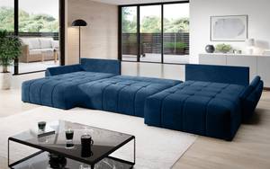 Ecksofa Calvani U Monolith 77 Blau