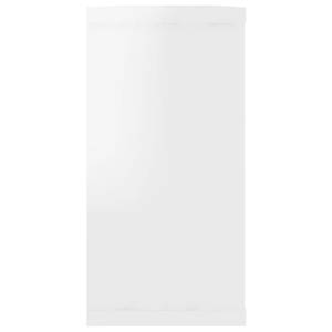 Étagère murale (lot de 4) 3016486-3 Blanc brillant - 100 x 30 x 15 cm - Nombre de pièces dans le lot : 4