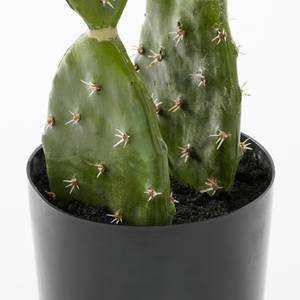 UNUS Home Kunstpflanze klein, Kaktus Deko im Glas mit