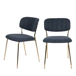 Lot de 2 chaises Jolien Bleu foncé