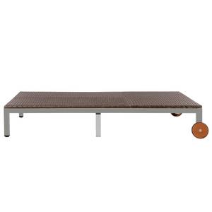 Sonnenliege 296304 Braun - Kunststoff - Polyrattan - 207 x 88 x 130 cm