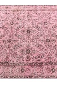 Tapis Ultra Vintage LXXXV Rose foncé - Textile - 180 x 1 x 287 cm