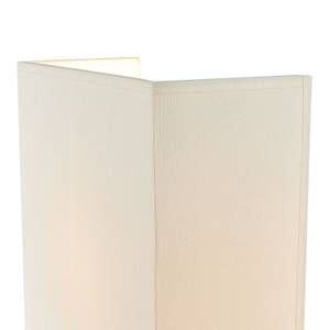 Lampe murale ALICE Beige - Blanc crème - 21 x 24 x 10 cm