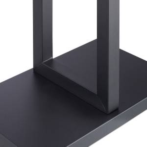 Valet de chambre noir Noir - Bois manufacturé - Métal - 53 x 112 x 20 cm
