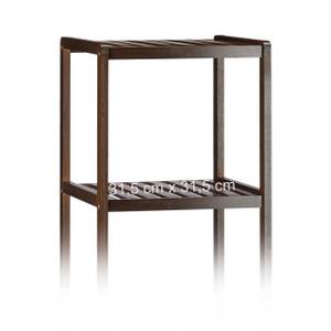 Etagère de salle de bain bambou 5 étages Marron - Bambou - 35 x 140 x 33 cm