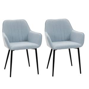 Esszimmer-Stuhl 2er Set 835-290 Blau