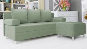 Schlafsofa Dover mit Polsterhocker Mint