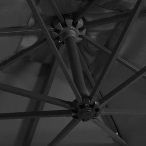 Sonnenschirm Grau - Metall - Textil - 250 x 247 x 250 cm