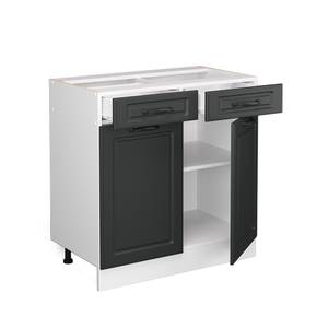 Unterschrank R-Line 80cm Anthrazit Lan Breite: 80 cm