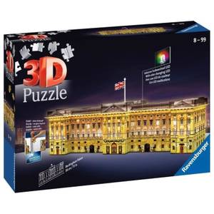 3DPuzzle Buckingham Palace bei Nacht Kunststoff - 20 x 7 x 28 cm