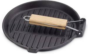 Grillpfanne EW-GE-1235 Schwarz - Metall - 24 x 2 x 24 cm