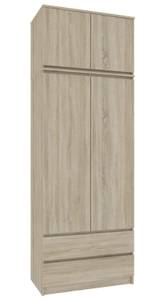 Aufsatzschrank S90 2T CLP Eiche Sonoma Dekor