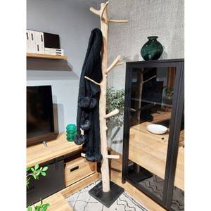 Porte-manteau arbre bois de teck - EOLE Marron - Bois massif - 30 x 200 x 30 cm