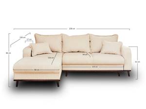 Ecksofa ALBANE Orange