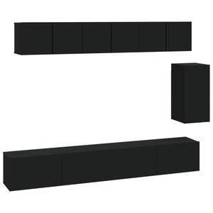 TV-Schrank 6er Set D268 Schwarz