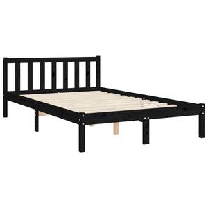 Bettgestell-K-2631 Schwarz - Holzwerkstoff - 126 x 100 x 206 cm