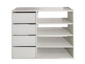 Schuhschrank EMERIC Weiß - Holzwerkstoff - 39 x 73 x 89 cm