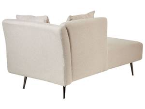 Chaise longue RIOM Beige - Noir