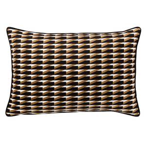 Housse de coussin Javier Noir - Textile - 60 x 40 x 60 cm