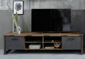 TV Tisch Prip Grau - Holz teilmassiv - 207 x 52 x 42 cm