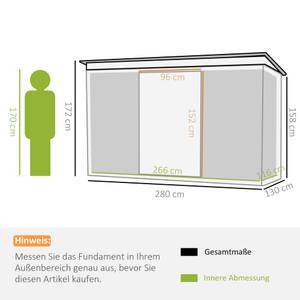 Gerätehaus 845-032 Smaragdgrün