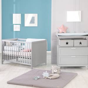 Babyzimmer Set Hamburg 2-teilig Grau - Holzwerkstoff