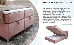 Boxspringbett TOLIE Pink