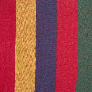 Hängematte Baumwolle Grün - Rot - Gelb - Textil - 240 x 3 x 150 cm