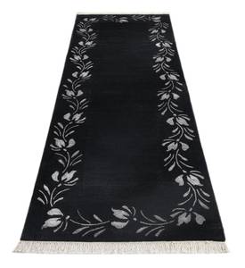 Läufer Teppich Darya CMXXXVI Schwarz - Textil - 81 x 1 x 251 cm