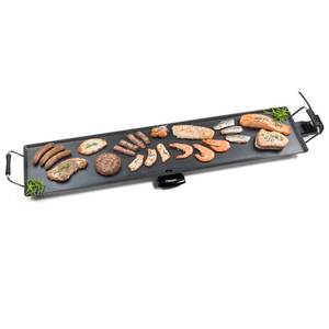 Elektrogrill Schwarz - Metall - 25 x 12 x 110 cm