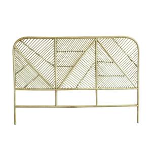 Rattan-Kopfteil BOHO Beige - Rattan - 5 x 115 x 165 cm