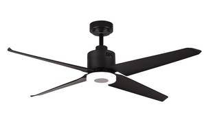 Ventilatorleuchte The Fan no. 1 Schwarz - Metall - 138 x 35 x 138 cm