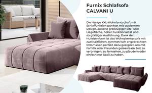 Ecksofa Calvani U Monolith 62 Altrosa