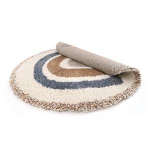 Bohemian Rainbow Bleu tapis enfant Matière plastique - Textile - 120 x 1 x 120 cm