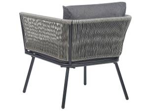 Bistro Set GARGANO 3-tlg Schwarz - Grau - Hellgrau