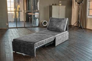 Fauteuil-lit DELLA Velvet Gris