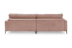 Ecksofa CARA Cord Pink - Ecke davorstehend links